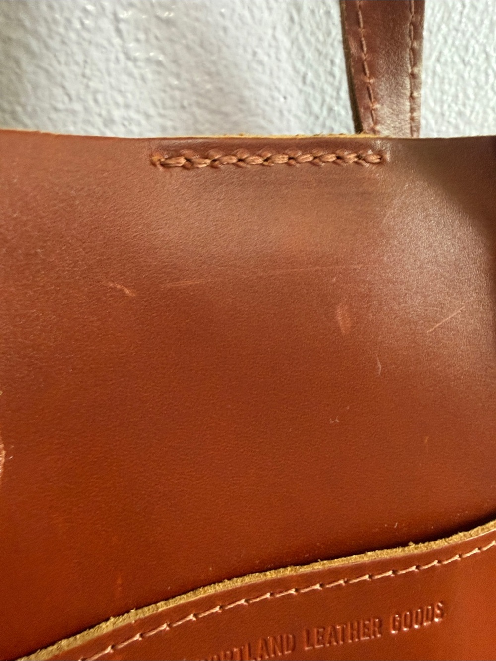 Portland Leather Lola Crossbody Tote- Madrone - Picture 6 of 16
